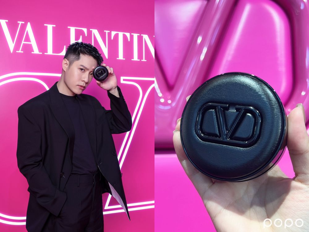 VALENTINO BEAUTY快閃店降臨信義區!高調粉、龐克黑『高級輕透霧光』氣墊粉餅現場體驗,還有巨星拍攝牆必打卡!-7