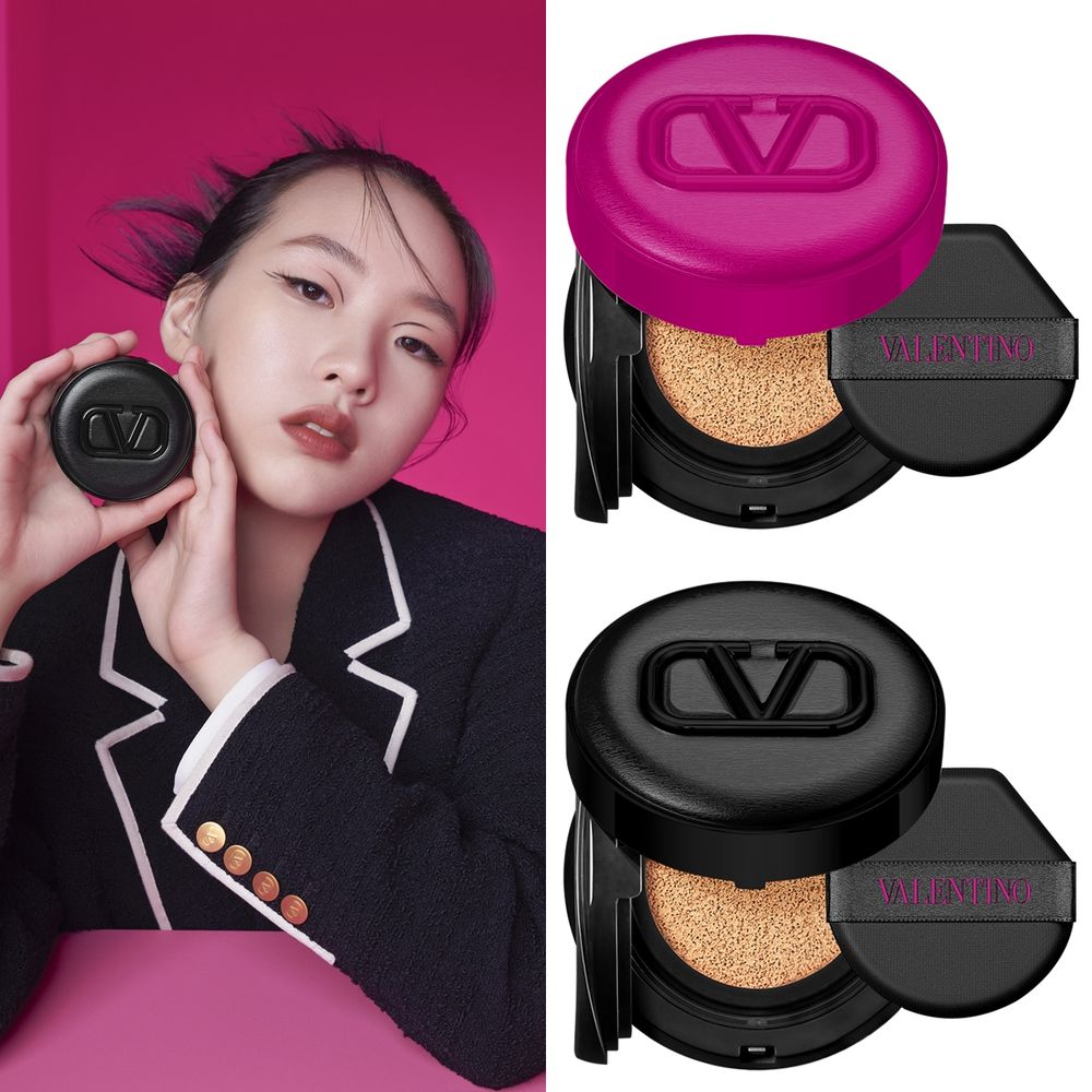 VALENTINO BEAUTY快閃店降臨信義區!高調粉、龐克黑『高級輕透霧光』氣墊粉餅現場體驗,還有巨星拍攝牆必打卡!-9