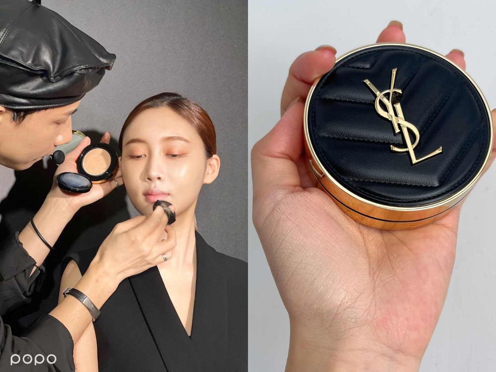 2023專櫃氣墊粉餅推薦！YSL『補妝拍光持妝氣墊粉餅』史上最高保養精萃94%亮膚、24小時完美高級柔霧光！-5