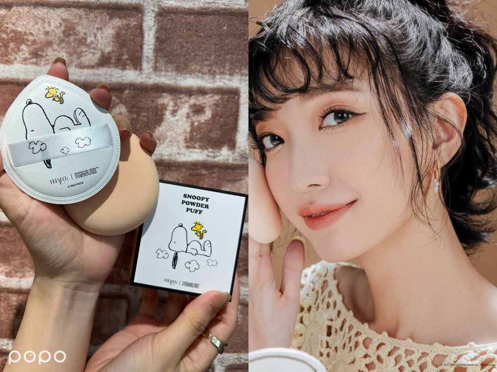2023開架彩妝推薦！FreshO2X史努比聯名彩妝：焦糖6色眼影盤、潤色護唇膏...，超萌查理布朗收納包只送不賣！-8