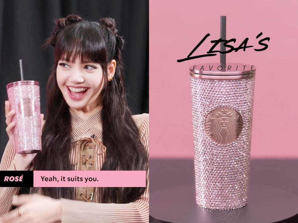 星巴克BLACKPINK聯名JISOO、LISA、Jennie、Rosé指定款隨行杯公開！BLINK們買對沒～-3