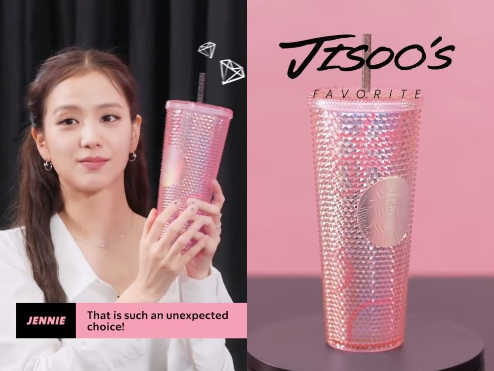 星巴克BLACKPINK聯名JISOO、LISA、Jennie、Rosé指定款隨行杯公開！BLINK們買對沒～-5