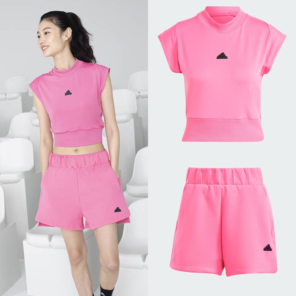 2023女生運動服推薦!adidas芭比粉系列「套裝、背心、T恤」想整套包回家!-2