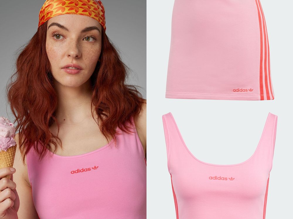 2023女生運動服推薦!adidas芭比粉系列「套裝、背心、T恤」想整套包回家!-3