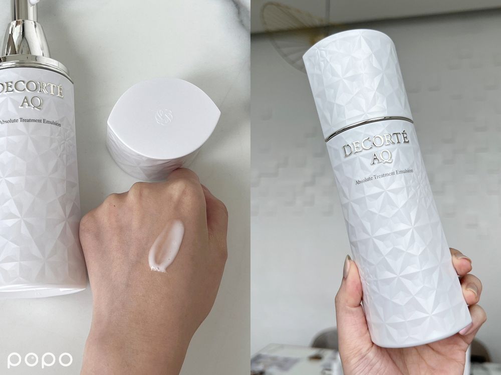 以保養獲得變美激素！黛珂AQ系列全新升級，加入「微型柔軟油酸晶球」的先乳後水，讓膚觸像嬰兒一樣滑嫩！-5