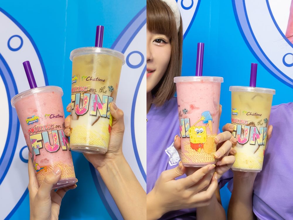 2023夏天必喝手搖飲新品！日出茶太 X 海綿寶寶派大星飲料杯、環保袋加購周邊可愛瘋掉！-6