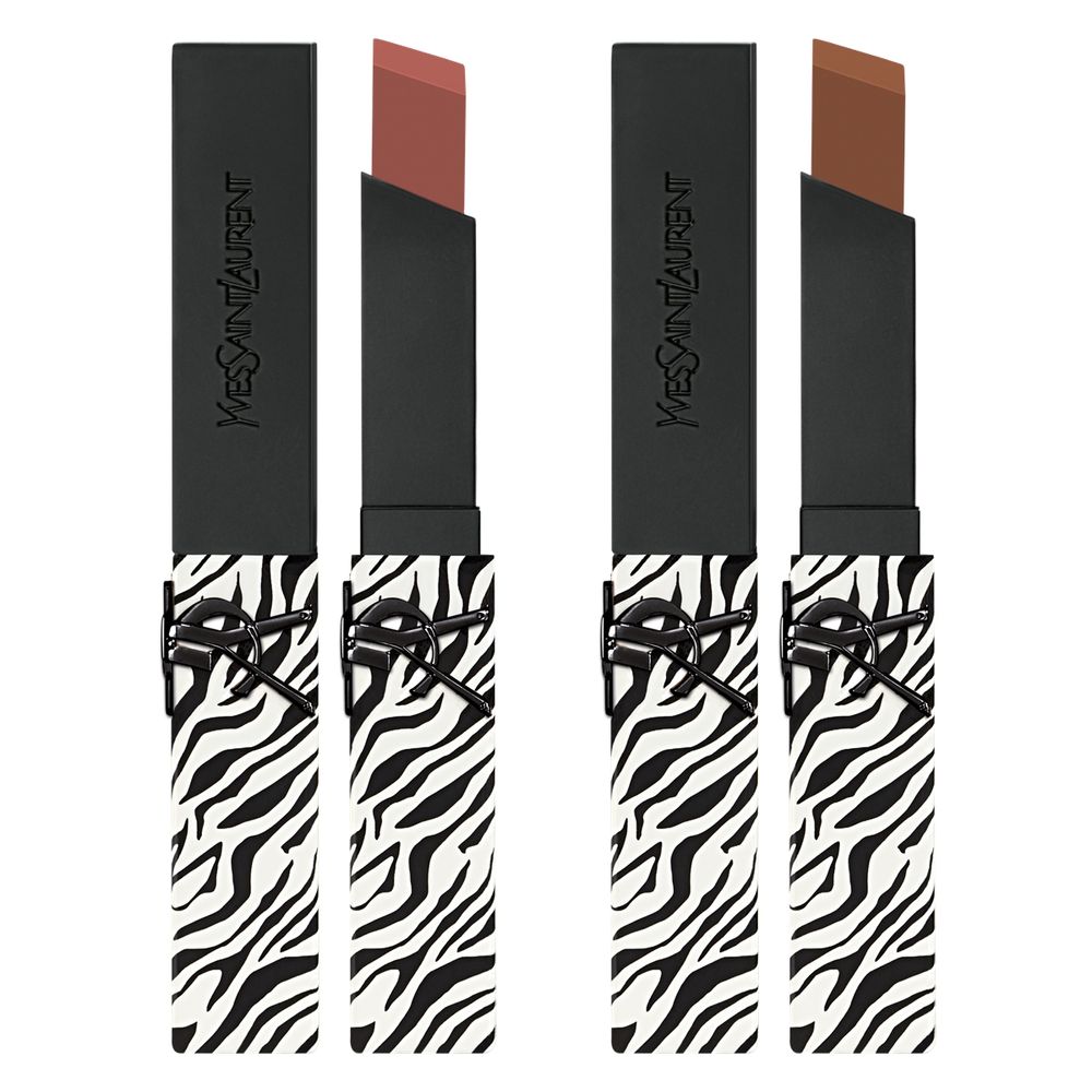 2023七夕情人節禮物推薦！YSL「螢光斑馬限定唇膏」絕美絲絨玫瑰棕，上唇秒顯白！情人節限定斑馬愛心禮盒、太想要了！-14