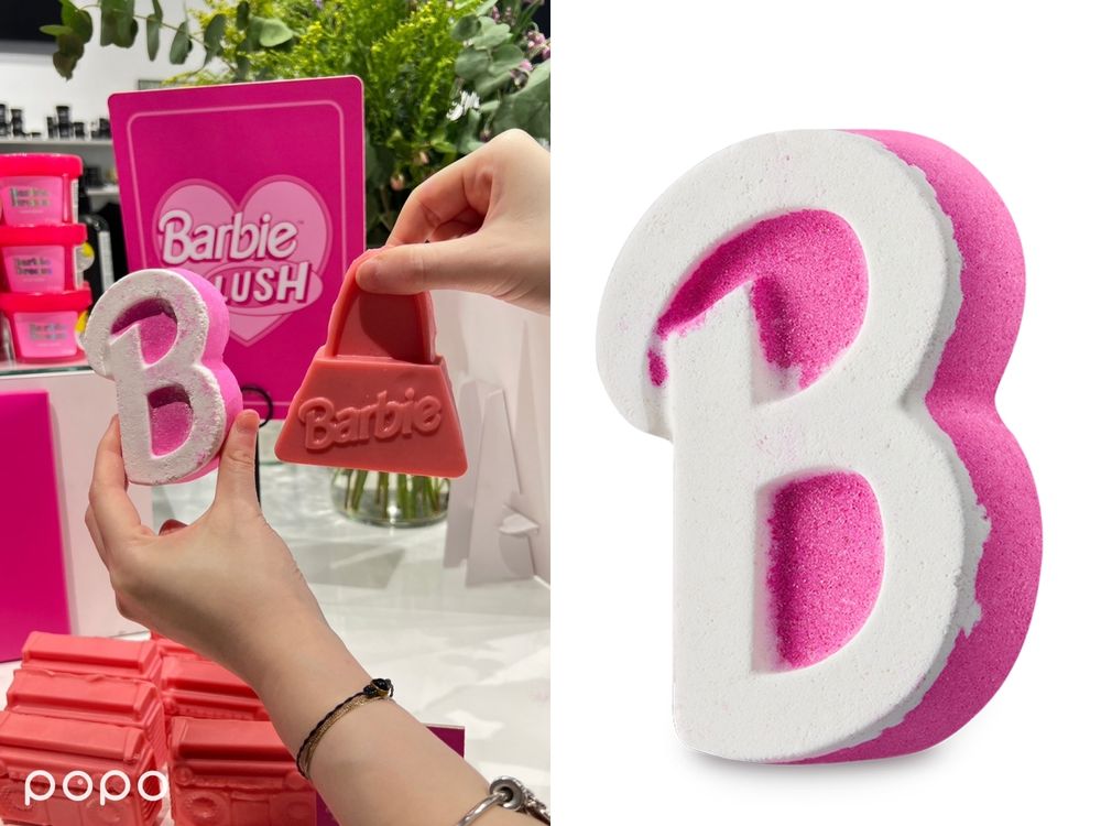 芭比香原來是這個！LUSH攜手Barbie聯名香氛，上架秒售空芭比香水、手提包香皂、B字泡泡浴...，快搶限量很殘酷-2