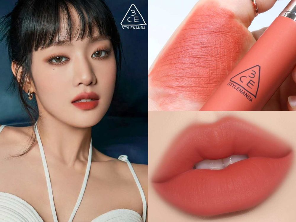 2023韓系唇彩推薦！3CE全新「朦朧柔霧唇釉」，(G)I-DLE Minnie最愛顯白櫻桃玫瑰色，打造濾鏡花瓣唇-6