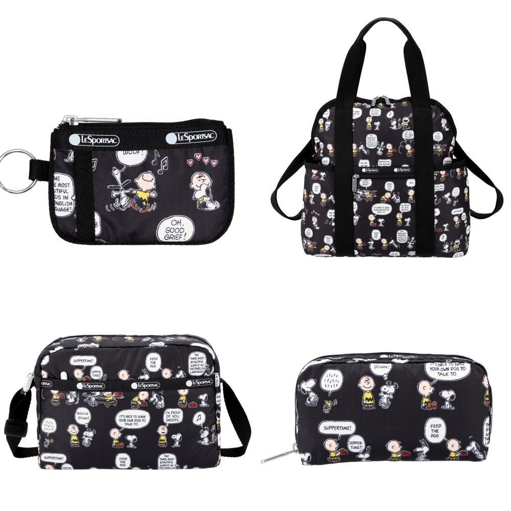 史努比控快看！LeSportsac x PEANUTS聯名全系列登台！鐵粉必收查理布朗小包！-6