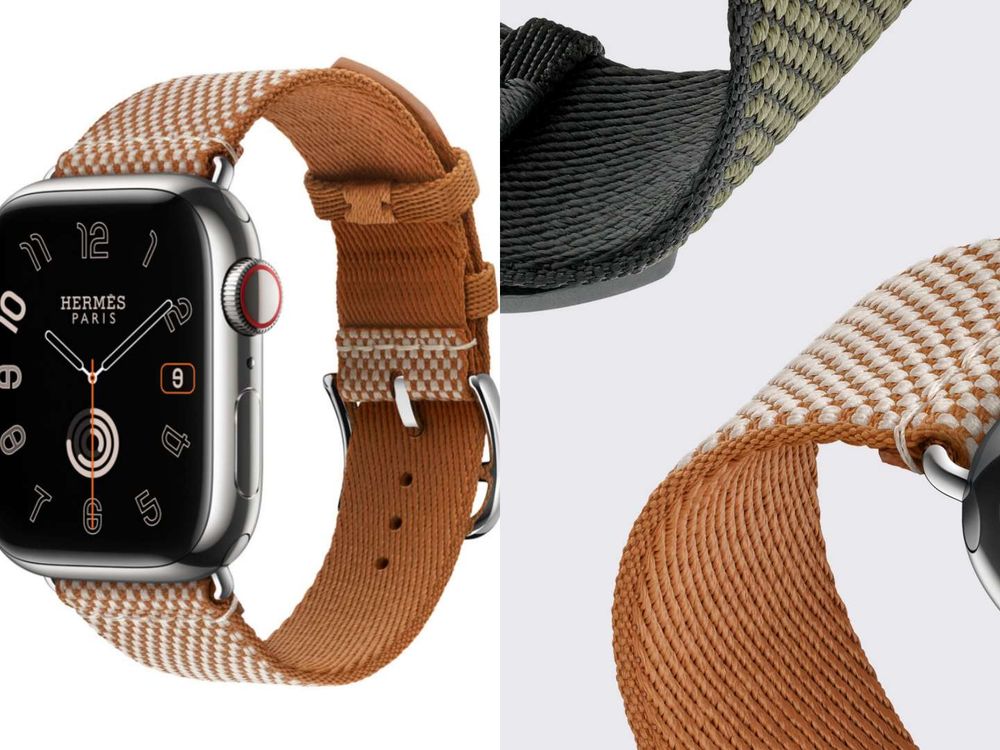 愛馬仕風美翻！applewatchＸHermès「全新4款錶帶」超搶眼，時尚又環保，皮革錶帶走入歷史-5