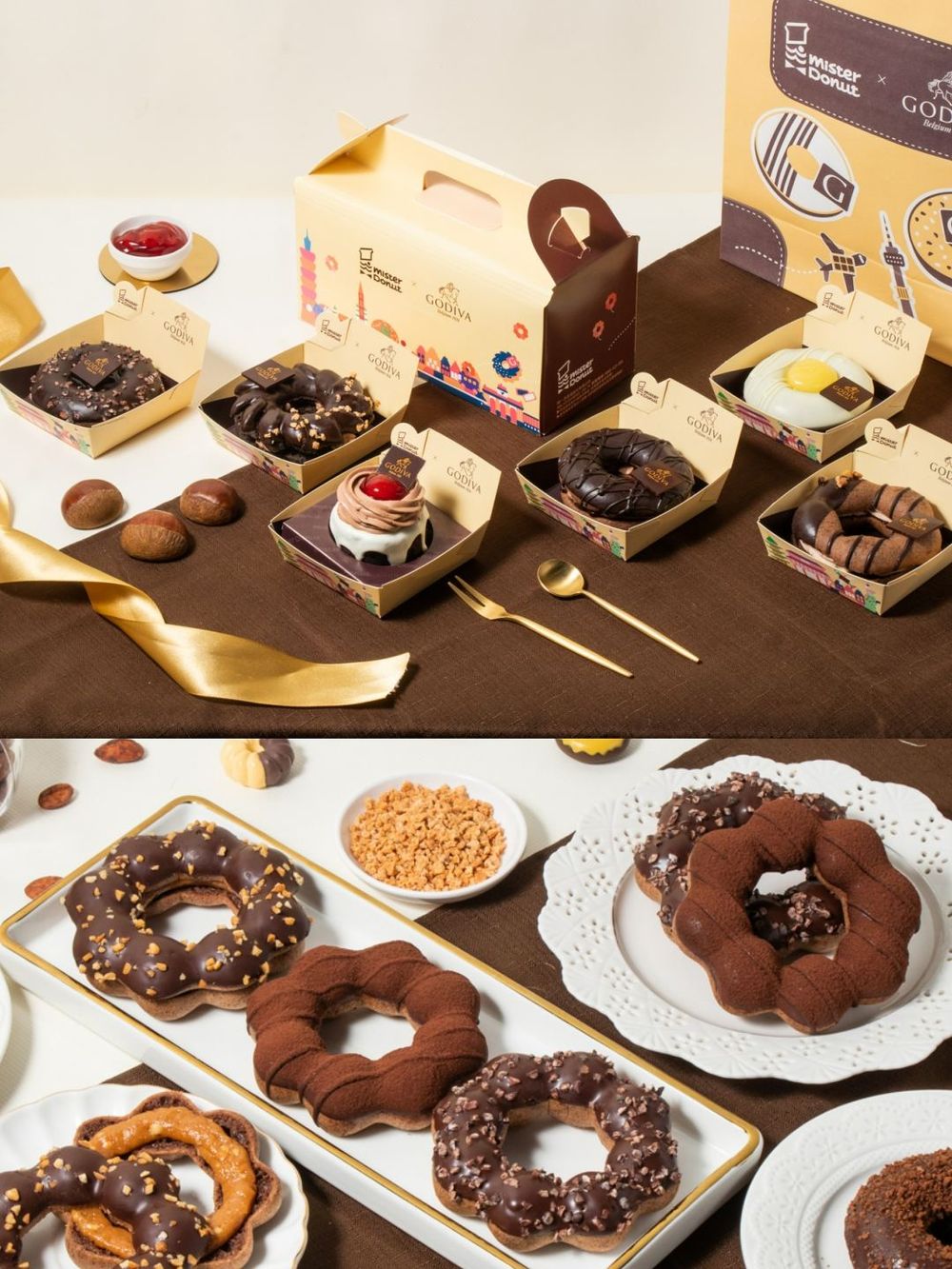 Mister Donut X GODIVA六款聯名巧克力甜甜圈回歸！烏龍可可波堤圈連店員都大推！-2