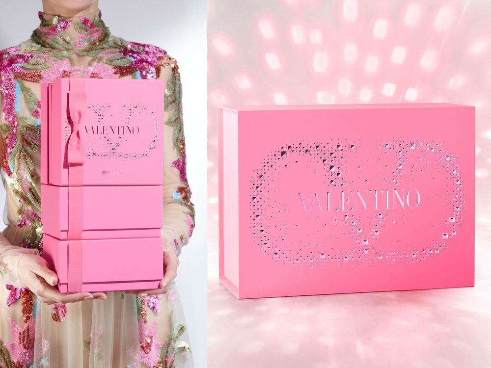 2023聖誕限量彩妝！VALENTINO高訂白金聖誕系列，白管奶油光潤唇膏、白金鉚釘腮紅、訂製羅馬女香禮盒必收！-3