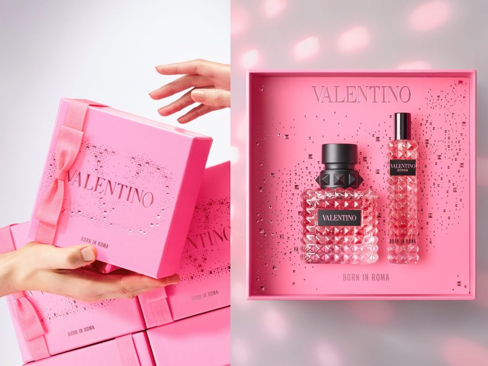 2023聖誕限量彩妝！VALENTINO高訂白金聖誕系列，白管奶油光潤唇膏、白金鉚釘腮紅、訂製羅馬女香禮盒必收！-11