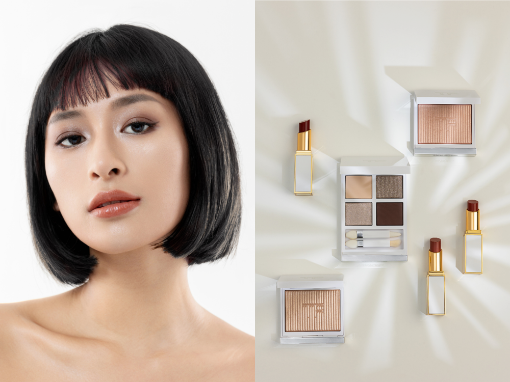 2023聖誕限定彩妝推薦！TOM FORD太陽輕吻系列，珍珠香檳打亮餅、裸粉焦糖琉璃唇...，打造回頭率滿分魅力派對妝！-2