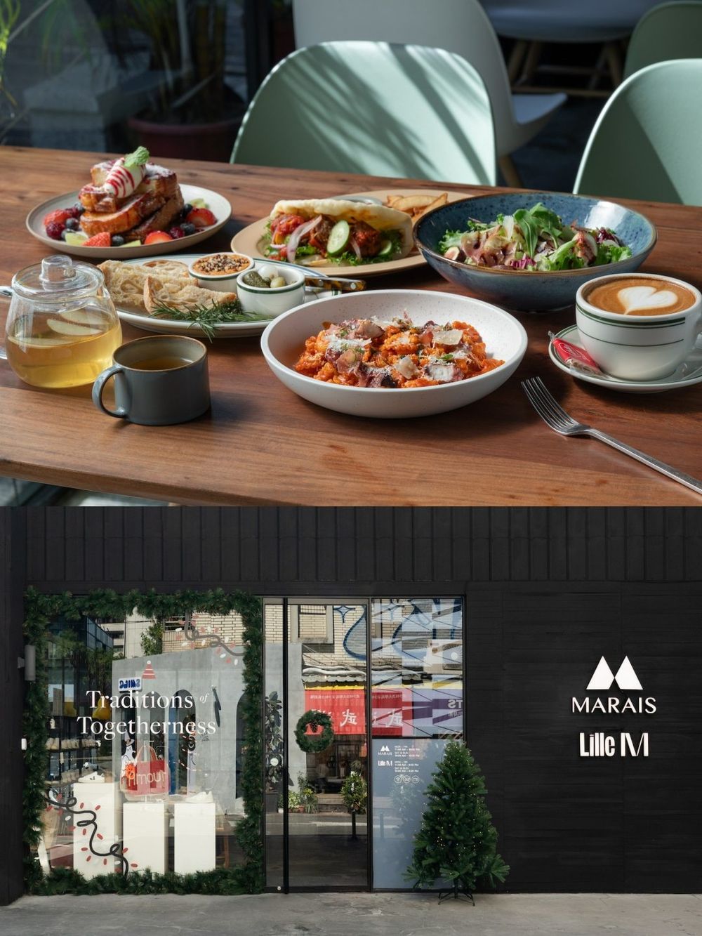 台北中山站人氣餐廳！瑪黑家居P&T柏林茶館改名「Lille M」聖誕節新菜單、飲品同步登場！-1