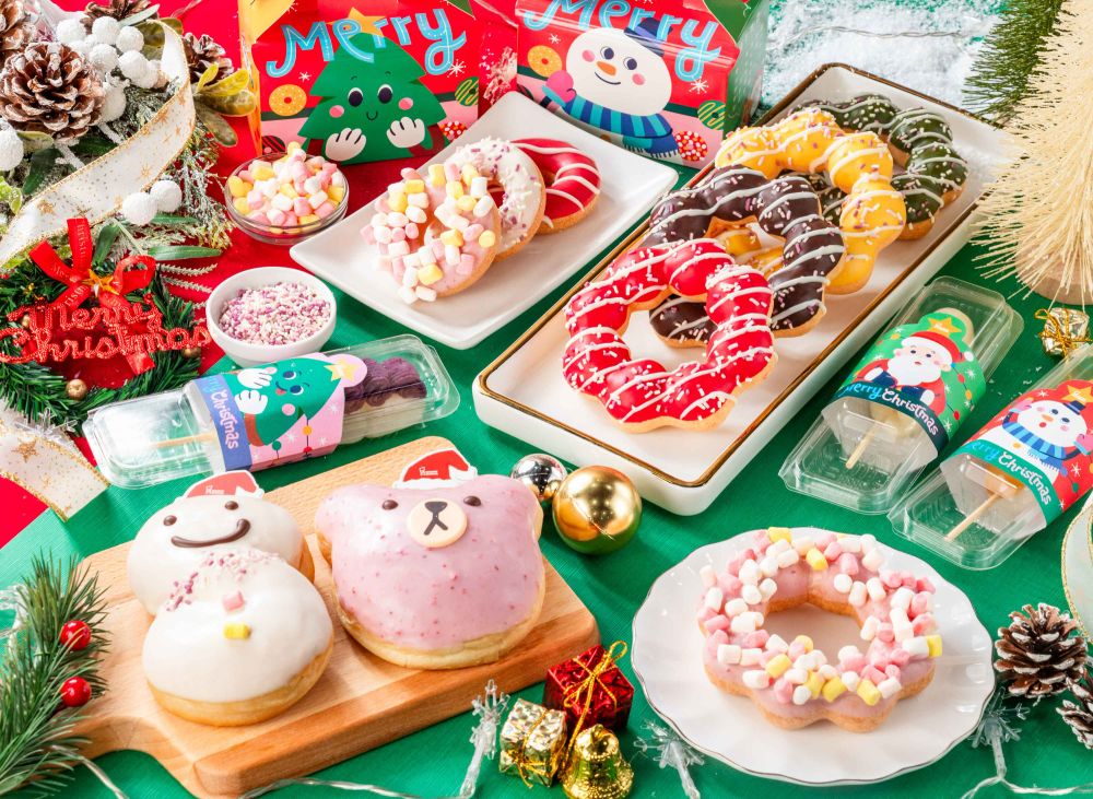 Mister Donut聖誕甜甜圈可愛爆！耶誕雪人、草莓熊太郎...限定優惠一次看！-1