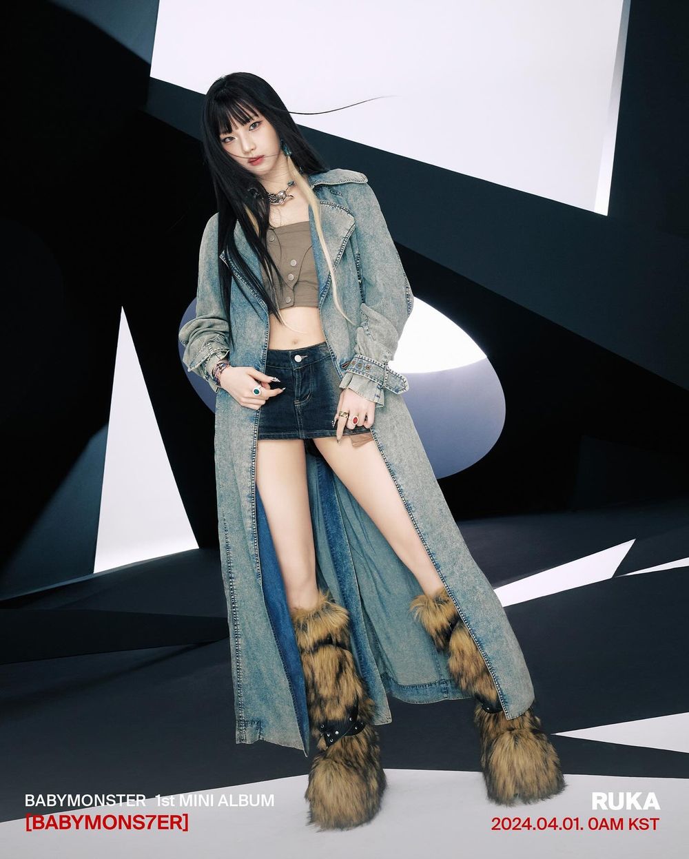 BLACKPINK師妹「BABYMONSTER」愚人節完全體出道！7人合體來台辦見面會，成員介紹一次看！-9