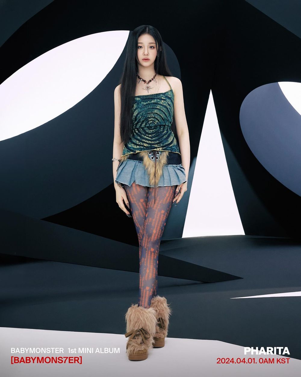 BLACKPINK師妹「BABYMONSTER」愚人節完全體出道！7人合體來台辦見面會，成員介紹一次看！-10