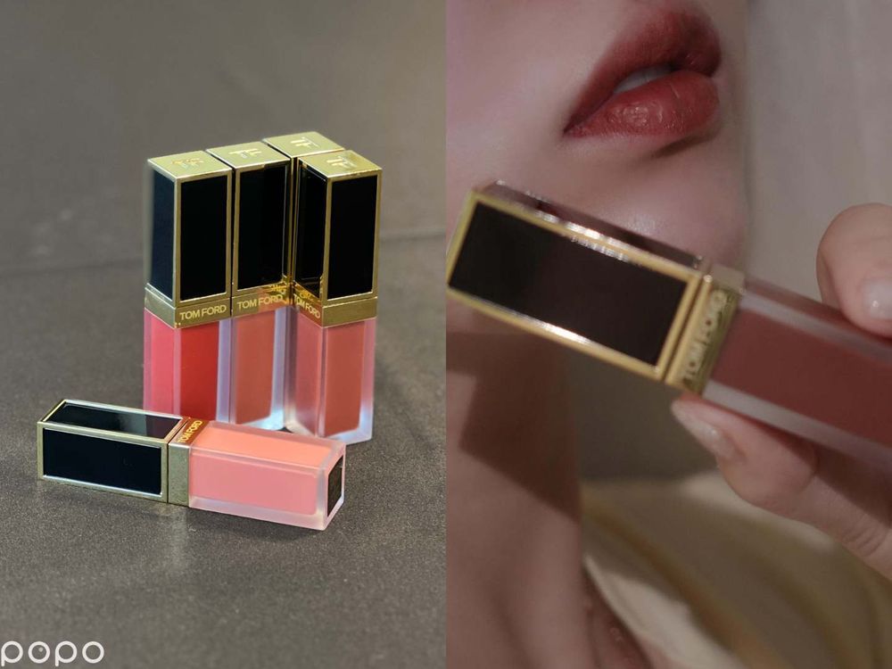 稱霸IG、小紅書！TOM FORD黑金唇釉新色登場，必收清冷木質玫瑰、氣質水蜜桃裸粉...，奶油質地超絲滑，一抹零唇紋！-3