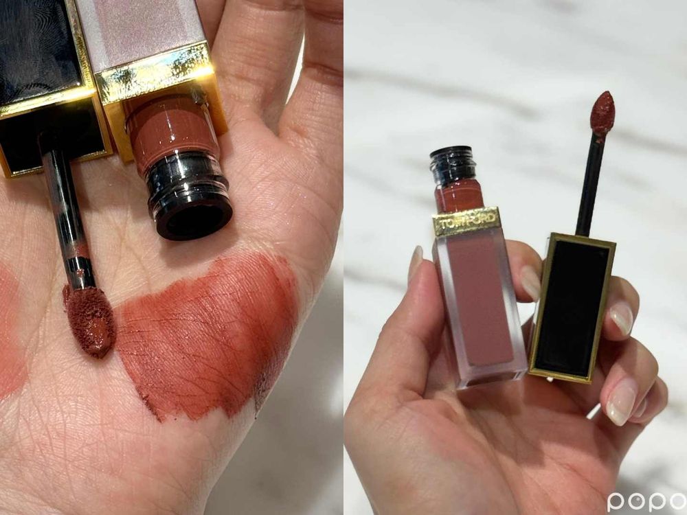 稱霸IG、小紅書！TOM FORD黑金唇釉新色登場，必收清冷木質玫瑰、氣質水蜜桃裸粉...，奶油質地超絲滑，一抹零唇紋！-5