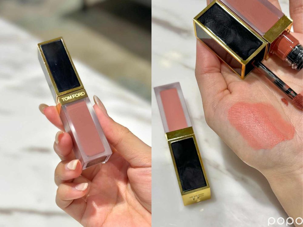 稱霸IG、小紅書！TOM FORD黑金唇釉新色登場，必收清冷木質玫瑰、氣質水蜜桃裸粉...，奶油質地超絲滑，一抹零唇紋！-4