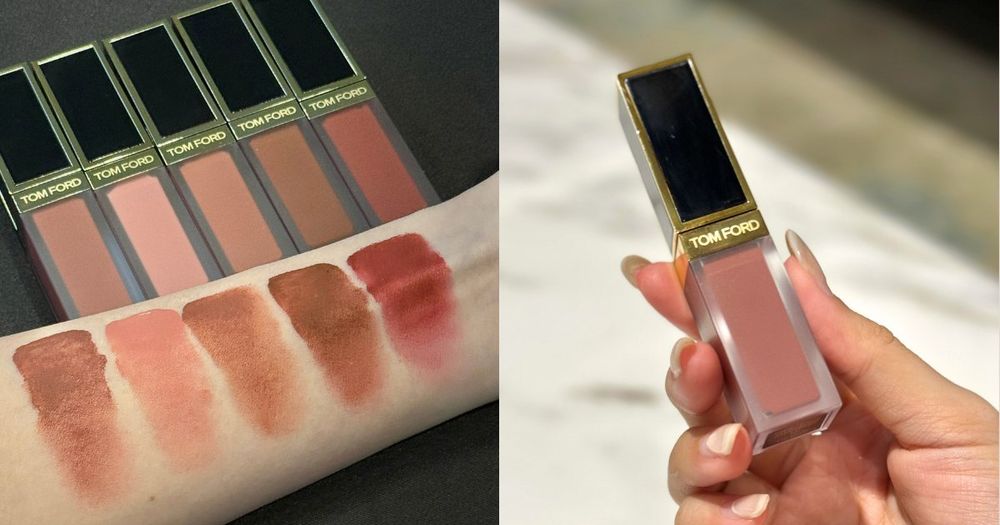 稱霸IG、小紅書！TOM FORD黑金唇釉新色登場，必收清冷木質玫瑰、氣質水蜜桃裸粉...，奶油質地超絲滑，一抹零唇紋！-1