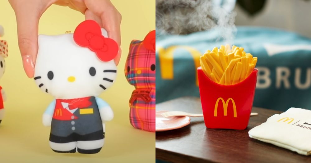 日本麥當勞太會！回憶殺Hello Kitty玩偶現身、實用「薯條加濕器」這天開賣！-1