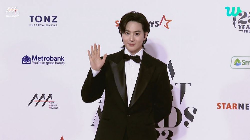 2023AAA亞洲明星盛典紅毯男神降臨!安孝燮、李俊昊俐落正裝帥翻天,金宣虎臉頰愛心太可愛!-18