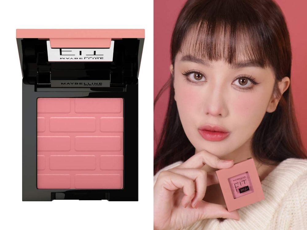 12月彩妝新品上市！媚比琳全新微醺小粉磚，一抹服貼、絲滑，最推清甜蜜桃裸色、氛圍感無花果奶酒...，這色簡直是專櫃平替！-7