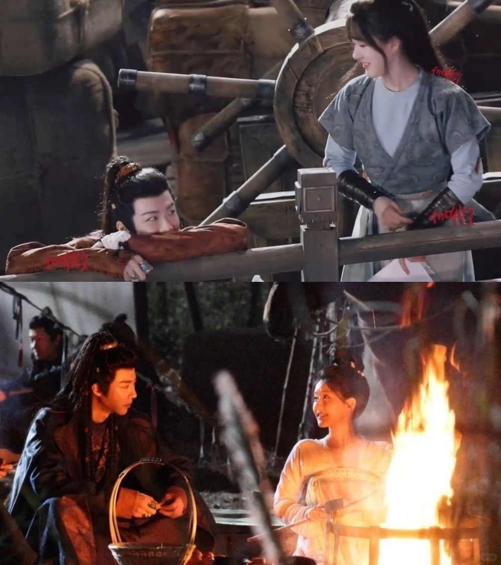 8對2024二搭陸劇CP！楊紫&李現《國色芳華》古裝路透超甜，趙露思&劉宇寧《珠簾玉幕》再現最萌身高差！-6