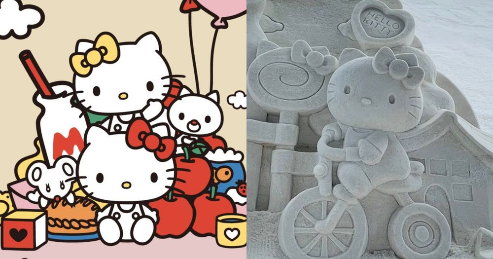 Hello Kitty沙雕降臨台南！七股鹽山×三麗鷗打造9座超萌沙雕，這兩天打卡再送明信片組！-1