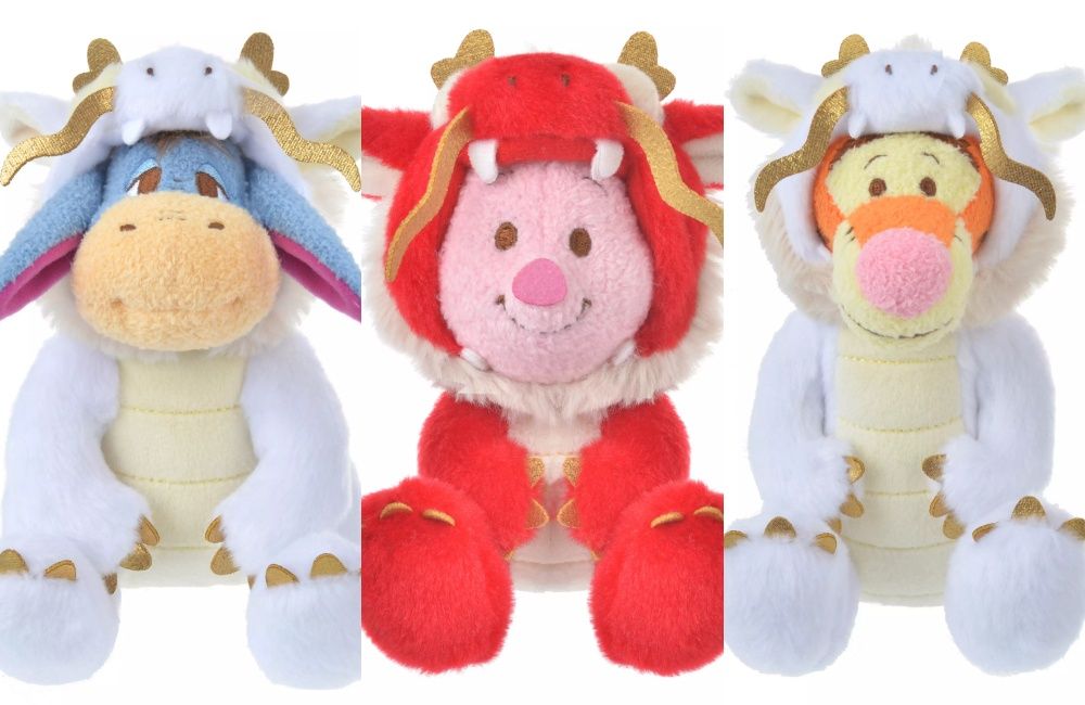 2024迪士尼「龍年系列」來了！小熊維尼、米奇米妮、奇奇蒂蒂化身最萌新年禮物！-6