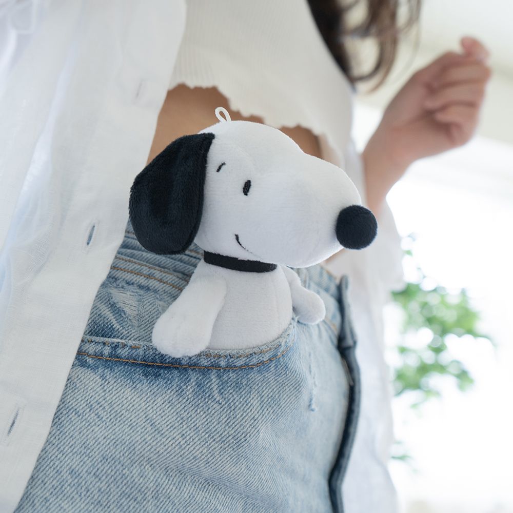 會被可愛死！7-11開賣史努比周邊「小臉蛋束口袋、毛毛化妝包」心一秒融化！-15