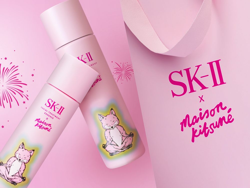 2024新年情人節限定瓶裝上市！SK-II 瑜伽狐狸限量版青春露粉紅瓶，活動期間送聯名紅包袋、活膚霜、最美禮盒！-2