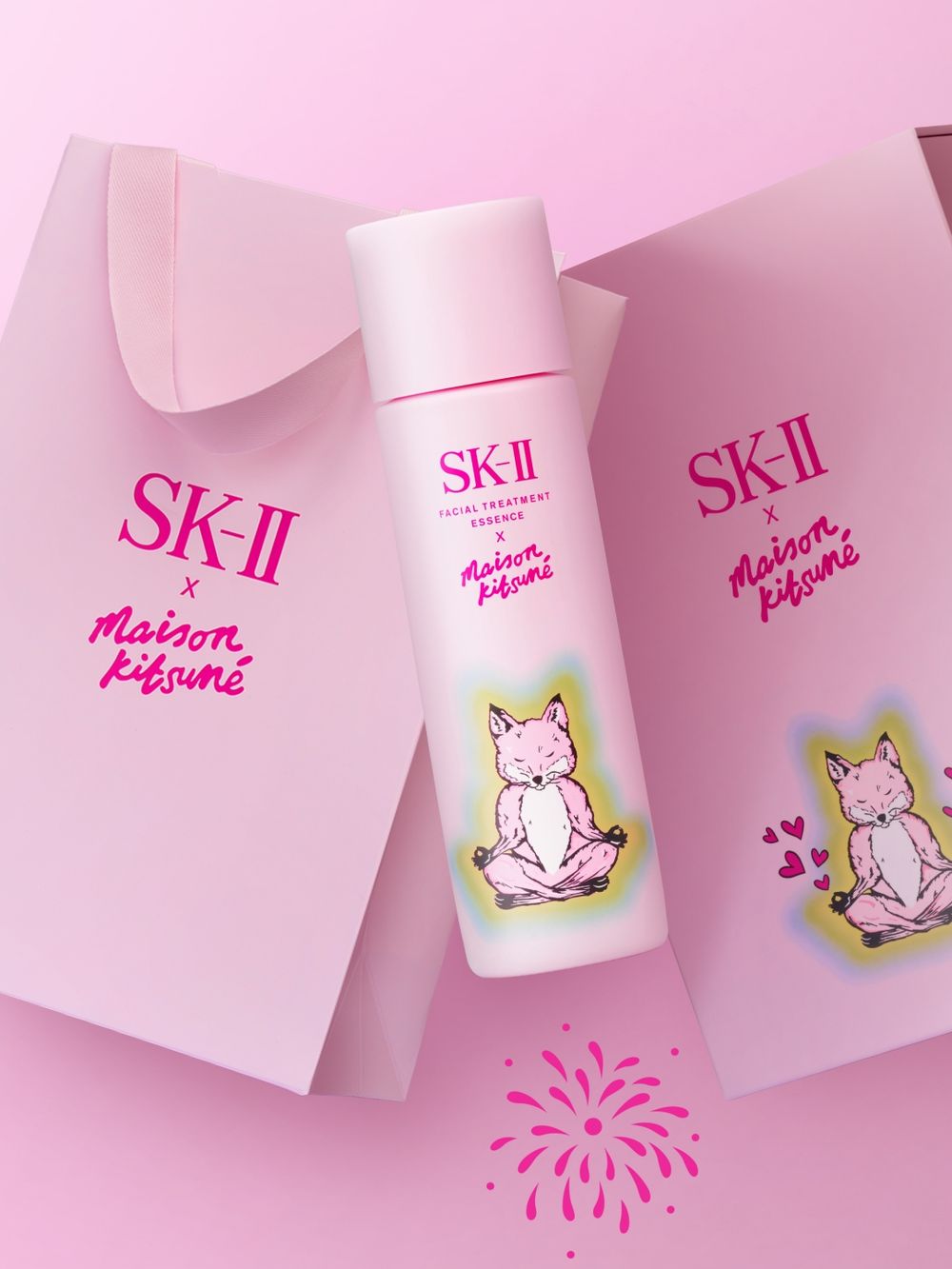 2024新年情人節限定瓶裝上市！SK-II 瑜伽狐狸限量版青春露粉紅瓶，活動期間送聯名紅包袋、活膚霜、最美禮盒！-5