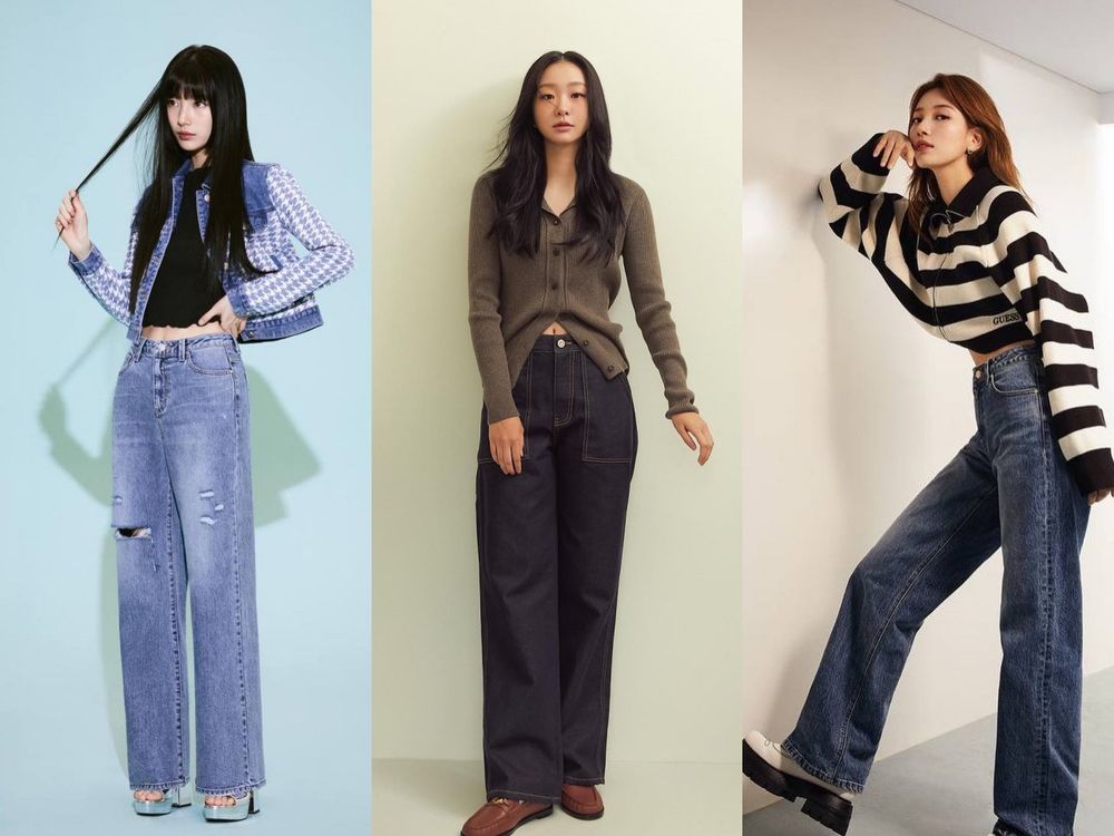 跟著韓星學【牛仔褲顯瘦穿搭】4大公式！「這招」根本梨形身材救星！-1
