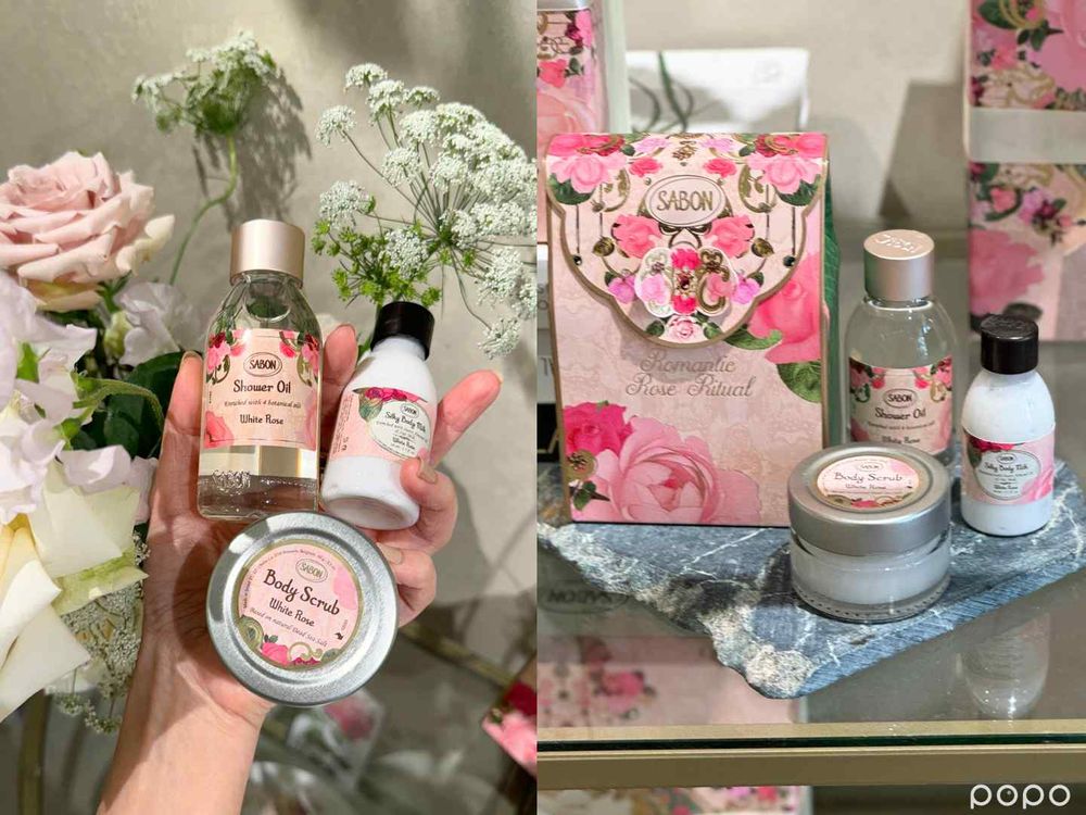 2024玫瑰香氛推薦！SABON復刻白玫瑰限量回歸，明星三部曲、護手霜、臉部磨砂膏、宣言香水，瀰漫著優雅千金的高貴香氣～-9