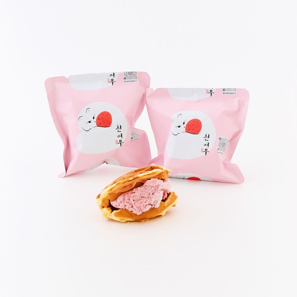 韓國女生都愛吃！白狐院華夫餅草莓系列開賣！「這個口味」網友票選第一名！-2