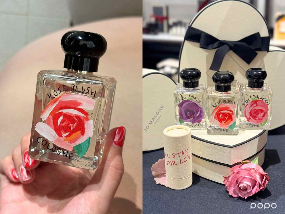 2024情人節香水推薦！JOMALONE「彩繪玫瑰香水瓶」全新限量琥珀玫瑰必收、滿額還送告白留言胭紅香水組！-12