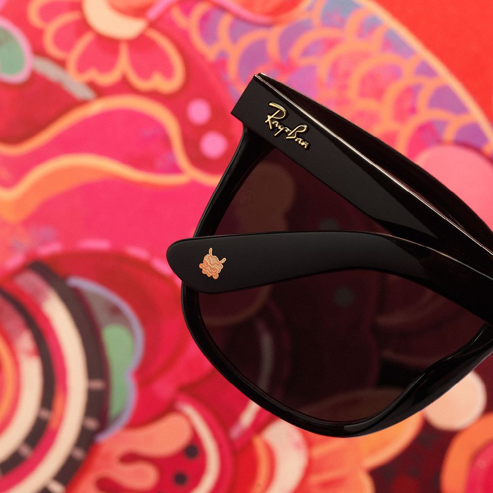 奇蹟小臉鏡墨鏡是這支！Ray-Ban雷朋經典款進化版！鏡腳還有小龍也太可愛！-6