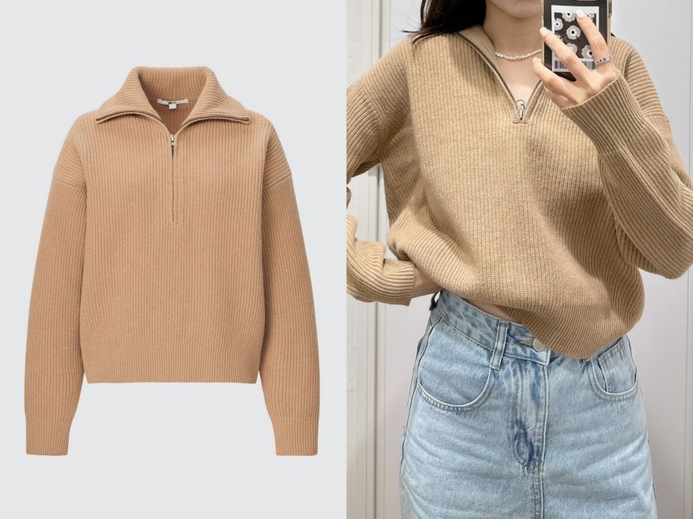 2023秋季必買UNIQLO新品Top12！C系列聯名、針織、洋裝，皮革半月包太好看！-12