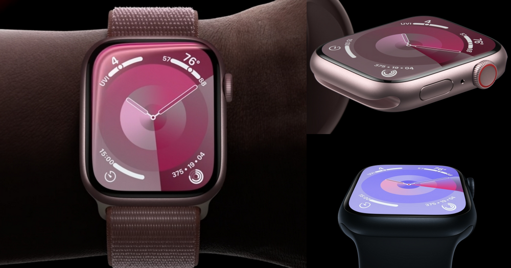 芭比粉Apple Watch 9真的來了！5大新色曝光、手點兩下就能接電話，售價開賣日一次看-1