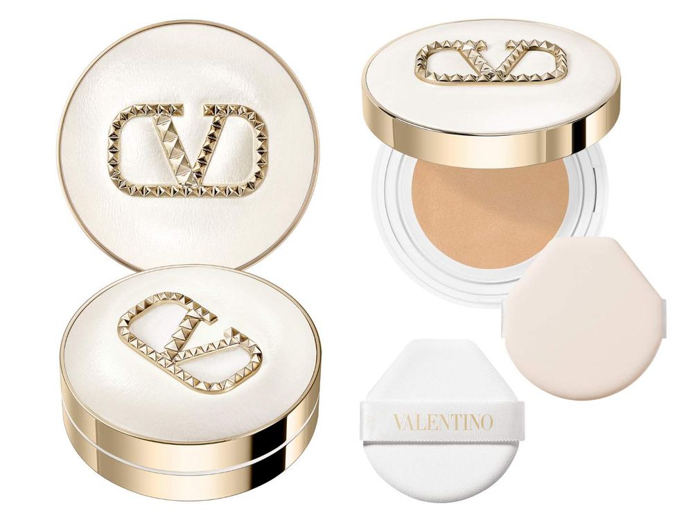 2023氣墊粉餅推薦！VALENTINO BEAUTY「鉚釘白金光感氣墊」一拍一抹、女神光感底妝完成，此生必擁有一顆！-2