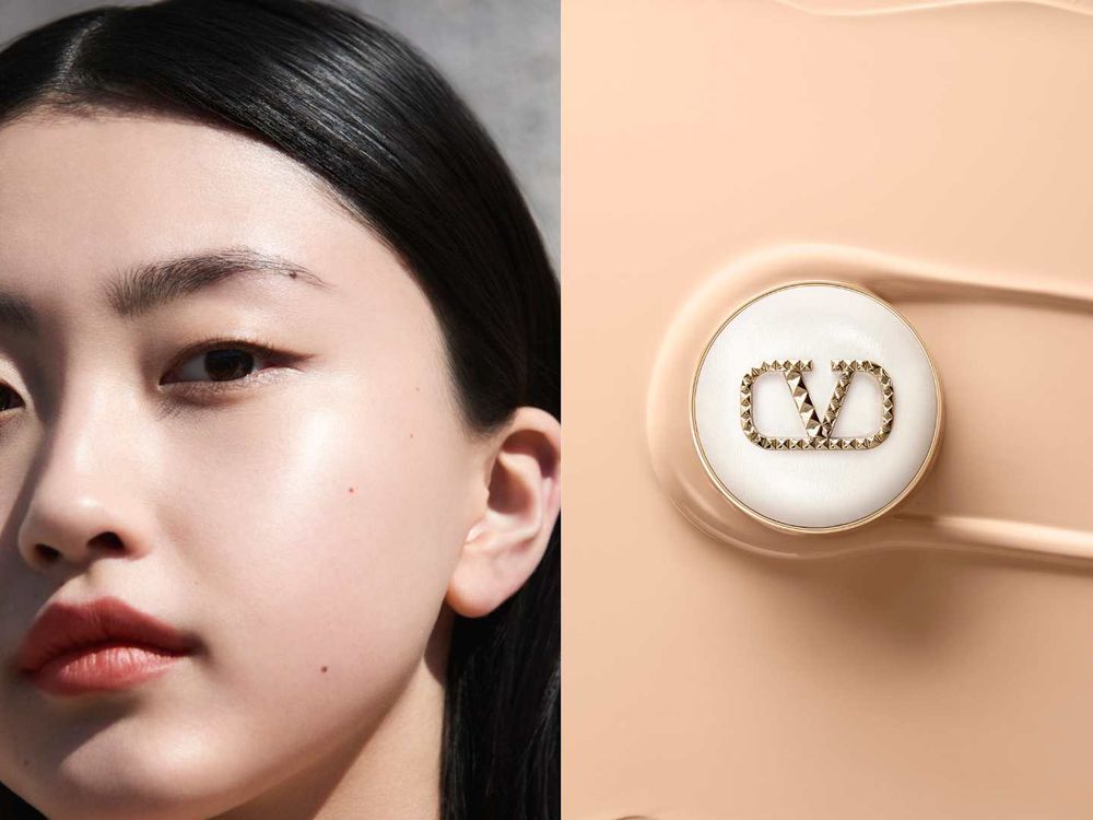 2023氣墊粉餅推薦！VALENTINO BEAUTY「鉚釘白金光感氣墊」一拍一抹、女神光感底妝完成，此生必擁有一顆！-9