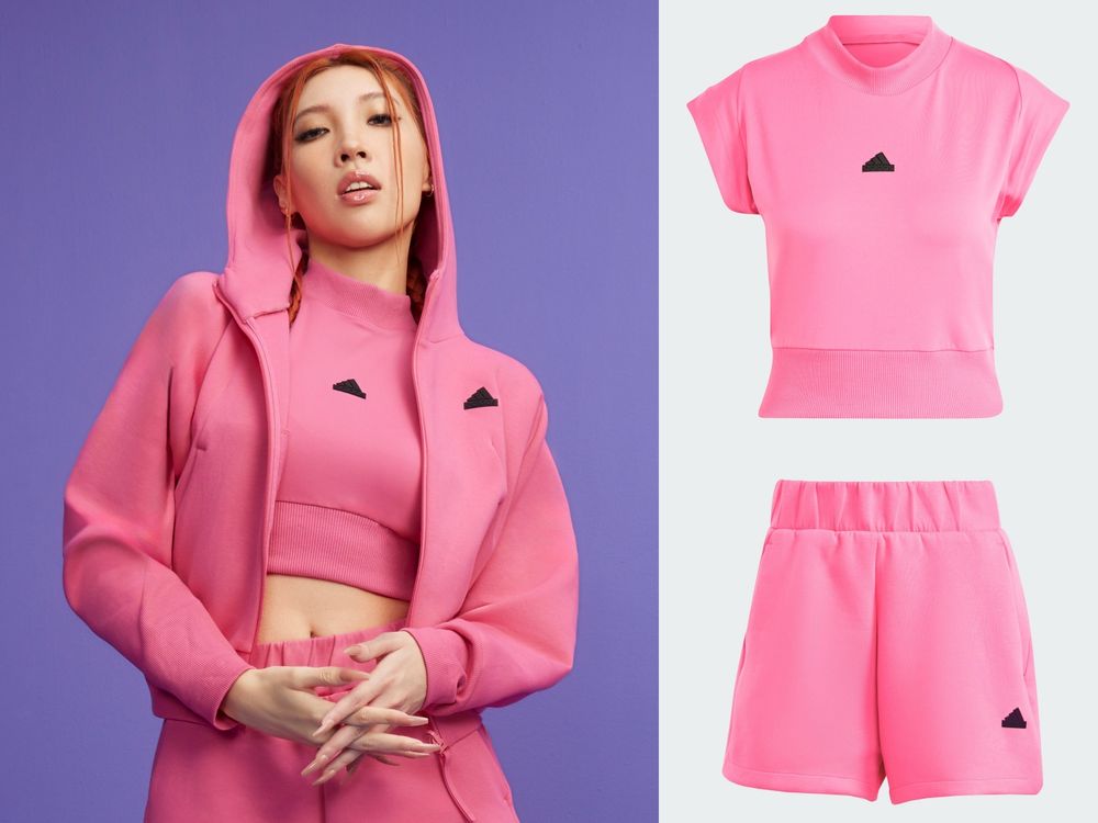 2023秋天必備寶藏單品!adidas Z.N.E短上衣、運動套裝,打造質感多巴胺穿搭!-3