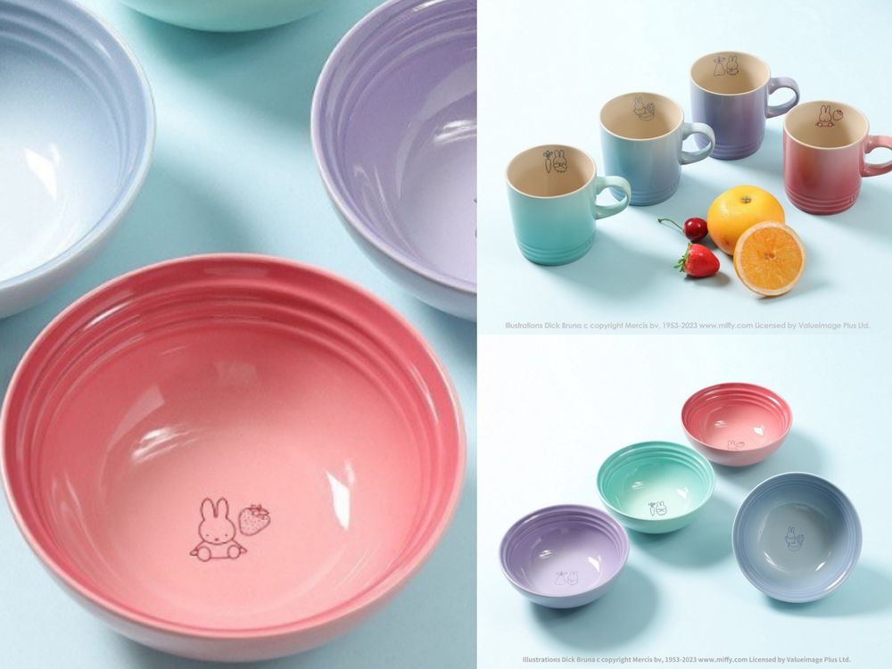 米飛兔粉必衝！momo集點加價購Le Creuset X米飛兔「馬卡龍貝殼盤、漸層馬克杯」必入手-2