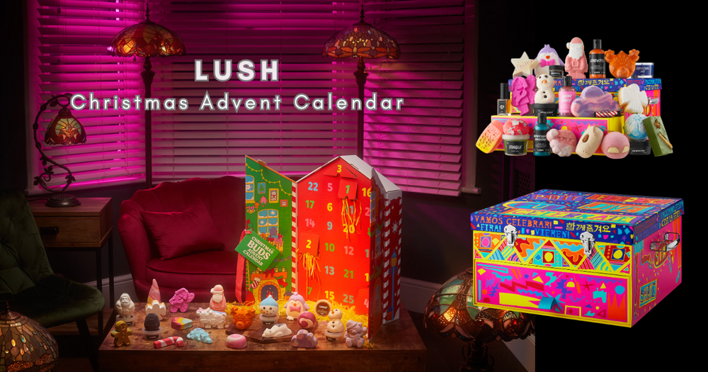 2023聖誕倒數月曆推薦！LUSH首次推出2款「聖誕倒數月曆」汽泡彈、香氛蠟燭、泡泡浴芭...，想要的通通有！-1