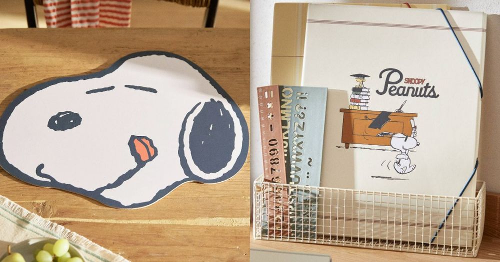 可愛到想尖叫！Zara home新推出「史努比聯名家居系列」，超Q文具、餐具、牙刷杯...準備買到失心瘋-1