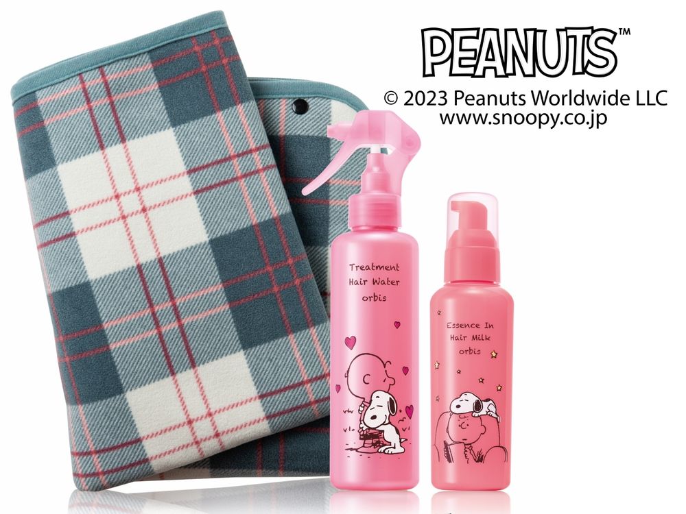 2023下半史努比最可愛聯名！ORBIS x PEANUTS夢幻粉紅護髮噴霧SNOOPY限定版，隨手一噴頭髮又軟又順！-4